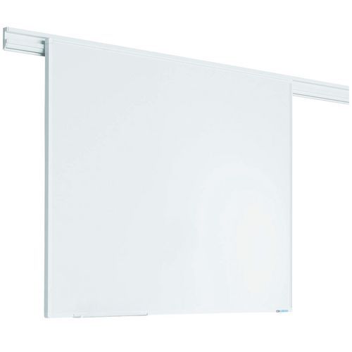 Tableau Blanc Railsystem En Acier Emaill E 90 X 60 Cm