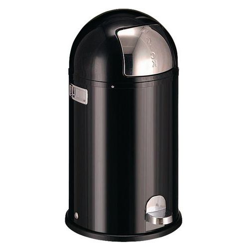 Poubelle Kick 40l Noire 755 X Dia 39