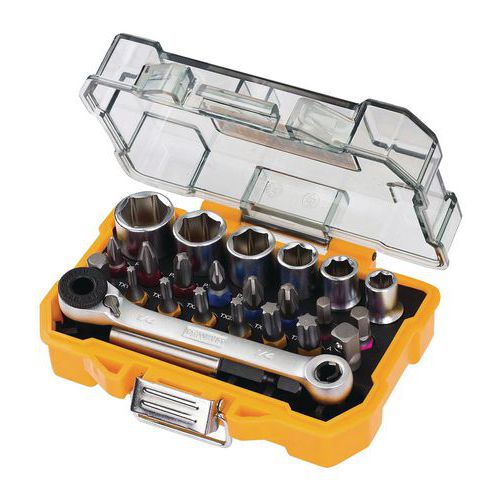 Coffret 6 Douilles Et 15 Embouts