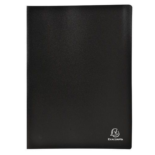 Protège Documents Pp3/10 Grainé 40 Vues Noir