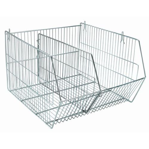 Sameto Technifil - Panier gerbable 30 kg fil acier - 580x500 mm - 30 L - Robuste et recyclable