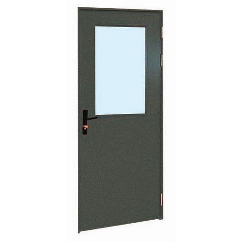 Porte Battante Simple Vitrée Anthracite 2750x1000mm - Passage 900x2030mm - Garantie 3 Ans