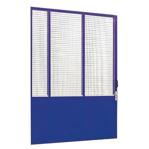 Porte coulissante pour cloisons d'atelier mélaminé - Panneau plein - Hauteur 3.01 m Porte coulissante pour cloisons d'atelier mélaminé - Panneau plein - Hauteur 3.01 m