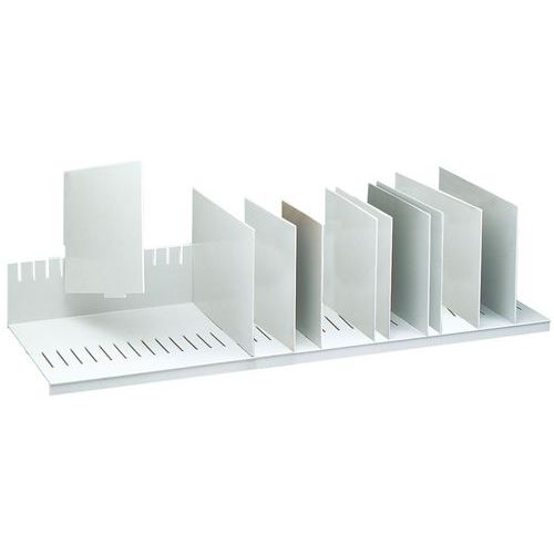 Trieur 10 Séparateurs Amovibles L= 92 Cm Gris