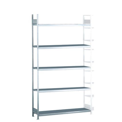 Rayonnage Suivant Easy-fix Chmaxnv.:400 Kg Largeur:1500 Mm