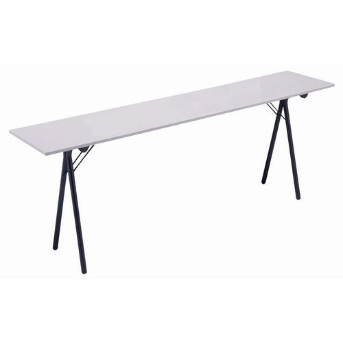 Table De Formation 120x40 Gris Pied Noir