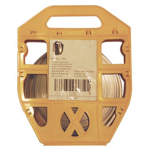 Bobine De Feuillard Inox 50mx127x04mm