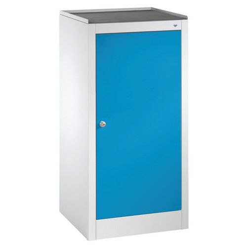 Armoire à Outils Gris Et Bleu Clair1 Porte Battantel500mm