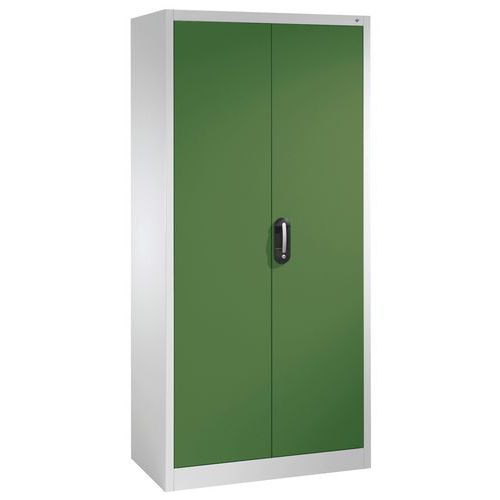 Armoire à Outils à Portes Battantes Gris Et Vert P600mm