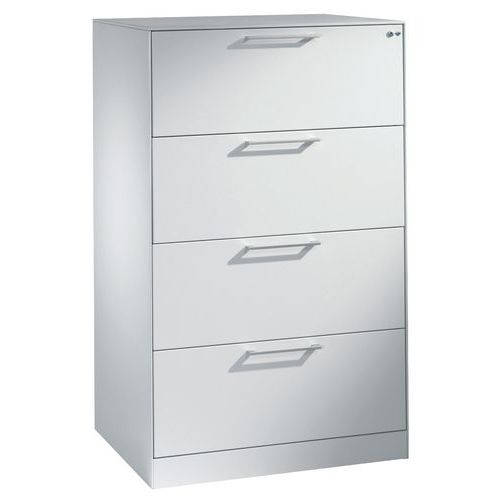 Classeur à Dossiers Suspendus H1310xl800xp600mm Gris Clair