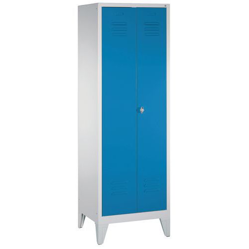 Armoire Sur Pieds 2 Compartiments Bleu Clair
