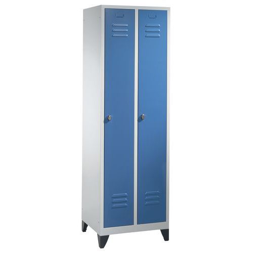 Vestiaire Sur Pieds H1950xl610xp500mm Bleu