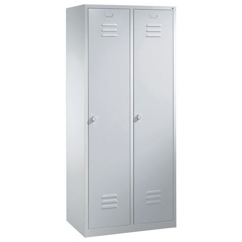 Vestiaire Sans Pieds H1850xl610xp500mmgris Clair