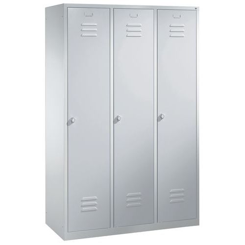 Vestiaire Sans Pieds H1850xl900xp500mmgris Clair