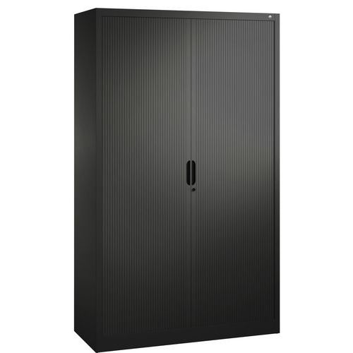 Armoire à Rideau 4 Tablettes H1980xl1200xp420mm Anthracite