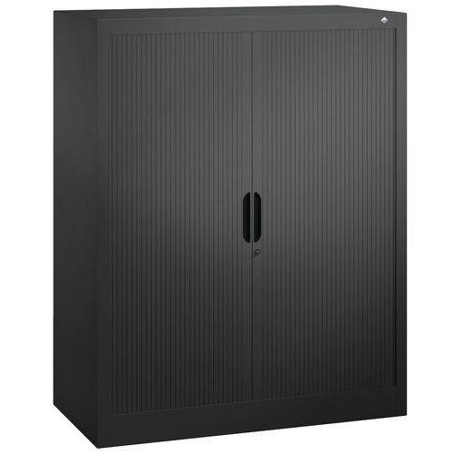 Armoire à Rideau 2 Tablettes H1230xl1000xp420mmanthracite