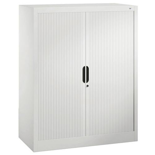 Armoire à Rideau 2 Tablettes H1230xl1000xp420mmgris Clair