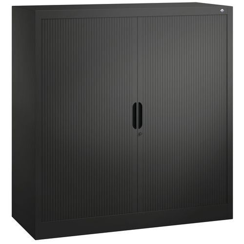 Armoire à Rideau 2 Tablettes H1230xl1200xp420mmanthracite