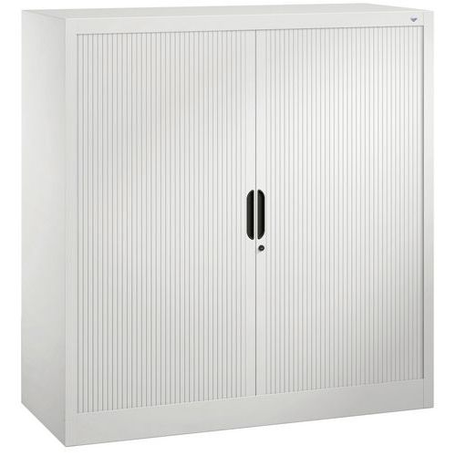 Armoire à Rideau 2 Tablettes H1230xl1200xp420mmgris Clair