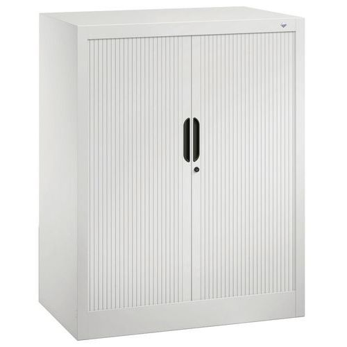 Armoire à Rideau 2 Tablettes H1030xl800xp420mmgris Clair