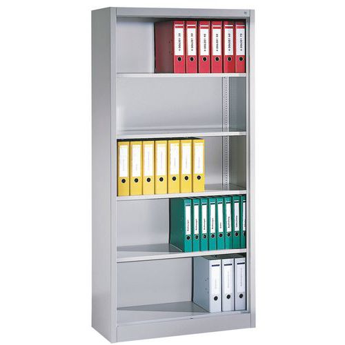 Armoire De Bureau Sans Portes H1950xl930xp400mm Gris