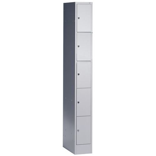 Vestiaire Vestiaire Sur Socle H1950xl240xp480mmgris Clair