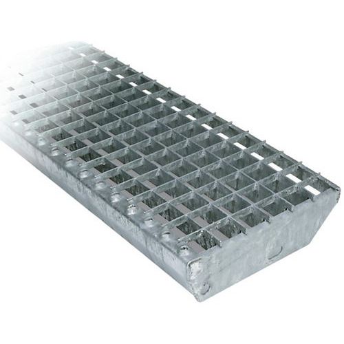 Caillebotis Acier Gris 90x23 cm - Usage Intensif Résistant Huiles et Acides - Dalles Industrielles