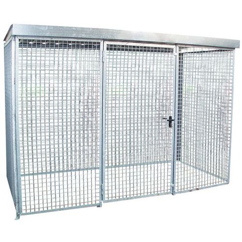 Bauer - Cabine de stockage pour 104 bouteilles de gaz - 1 porte - 3100x2100x2180 mm - Sécurité et conformité EN 1461
