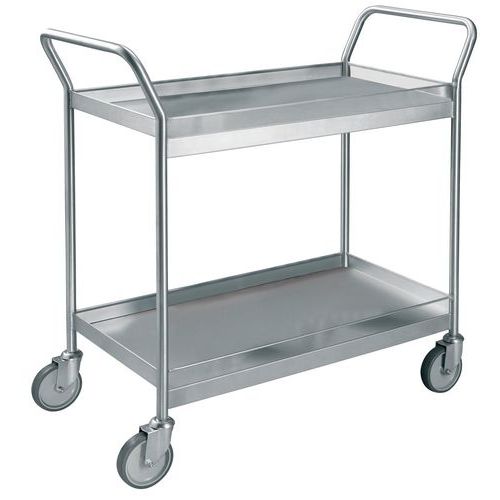 Chariot A 2 Plateaux Inox Force 300kg