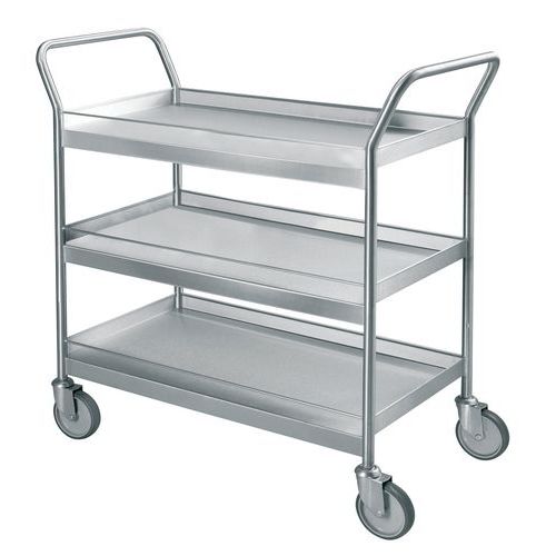 Chariot A 3 Plateaux Inox Force 300kg