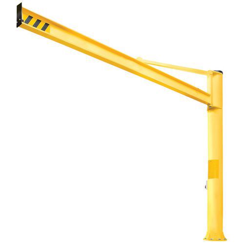 Potence sur fût à flèche triangulée - Force 500 kg, Portée 4m - Vetter Krantechnik