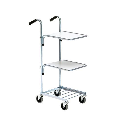 Chariot 2 Plateaux à Hauteur Réglable