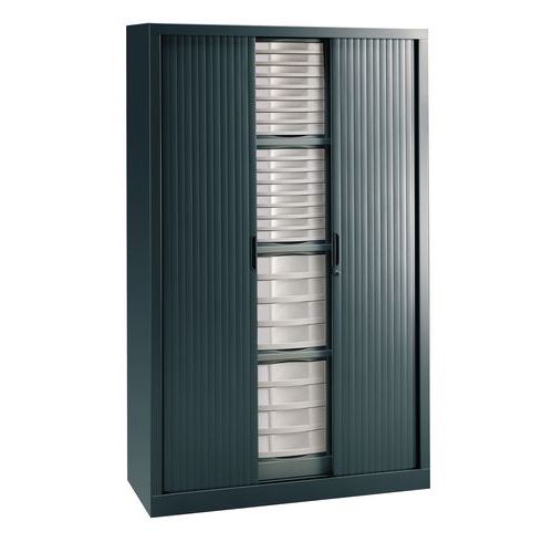 Arm Monobloc Ridx 198x120 Anth Et 72 Tiroirs G Ris Clair