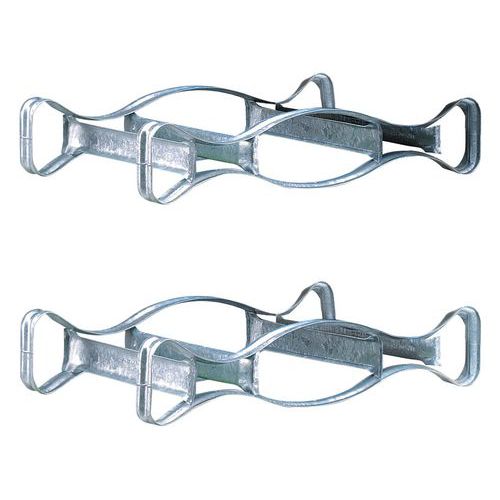 Bauer - Support de stockage pour fûts en acier - Charge max 500 kg - 1280x750x250 mm