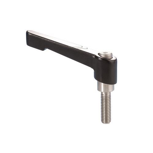 Poignée réglable M8 x 32 mm en acier - Manette indexable pour fixation sécurisée
