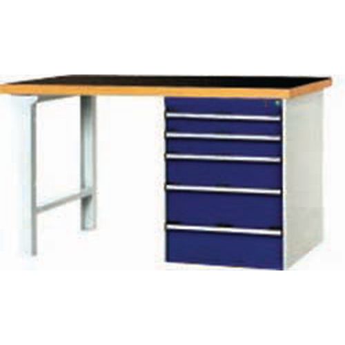 Bott 1 Établi Fixe Cubio Combi Avec 5 Tiroirs - Largeur 150 Cm - Arphénol