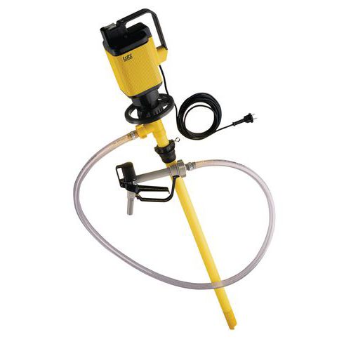 Lutz - Pompe Vide-Fût Kit N°2 - 5100 L/h - 500W - Polypropylène - Acides