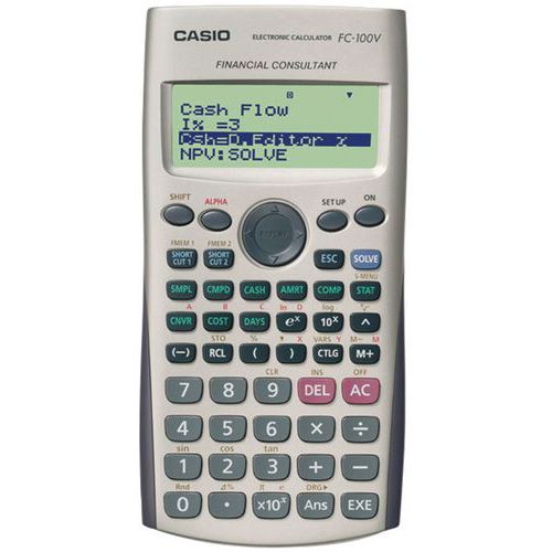 Calculatrice Financière Fc-100v