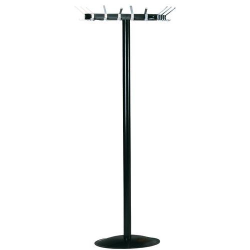 Portemanteau Acier/aluminium H:180 Cm Col.:noir