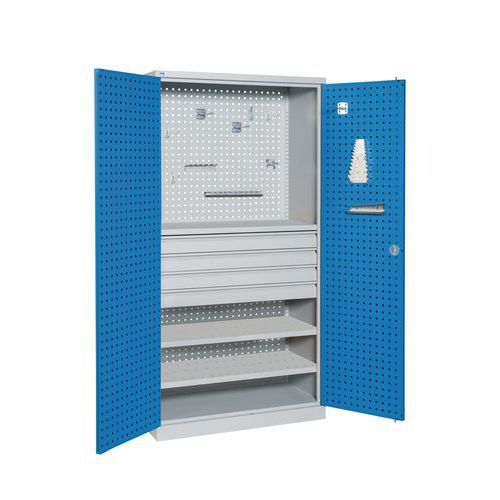 Armoire d'atelier à tiroirs - 4 tiroirs en Acier - Sofame