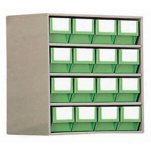 Bloc Prof 400mm Equipe De 16 Bacs Verts