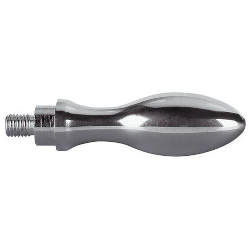 Poignée tournante en aluminium L:77mm Dia HT:25mm - Quincaillerie Robuste et Durable - Idéale pour Machines et Équipements