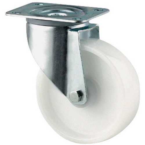 Roulette Pivotante En Nylon Force:400 Kg H Ht:240 Mm