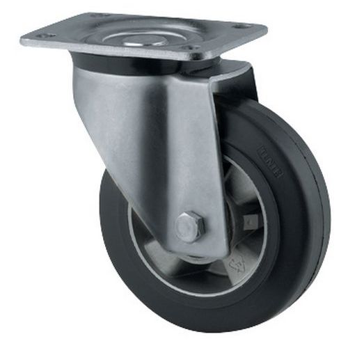 Roue Pivotante Caoutchouc Force:400 Kg H Ht:240 Mm