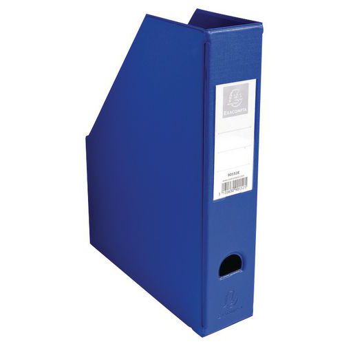 Porte-revues Pvc Dos 70mm Bleu