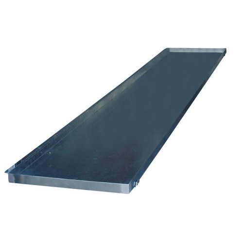Sameto Technifil - Tablette de rétention 2m Acier Galvanisé - 2000x500mm - 10kg - Recyclable