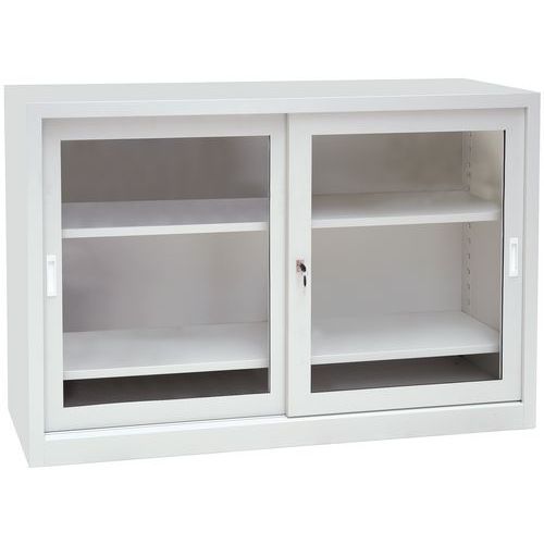 Armoire Mono P. Couliss Transp H1000xp650 Mm Gris L1500x