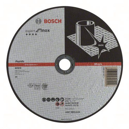 Bosch 25 Disques à Tronçonner Expert For Inox
