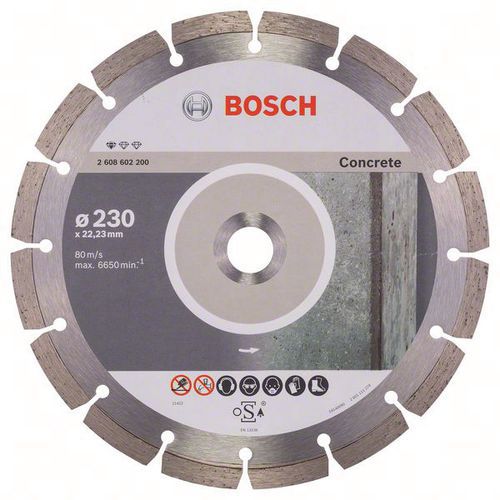 Bosch 1 Disques à Tronçonner Diamantés Standard For Concrete