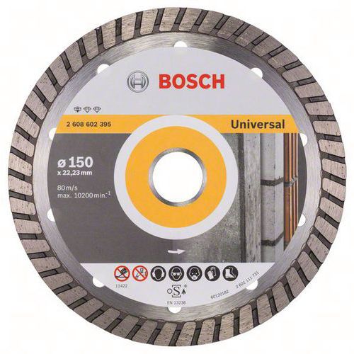 Bosch 1 Disques À Tronçonner Diamantés Standard For Universal Turbo